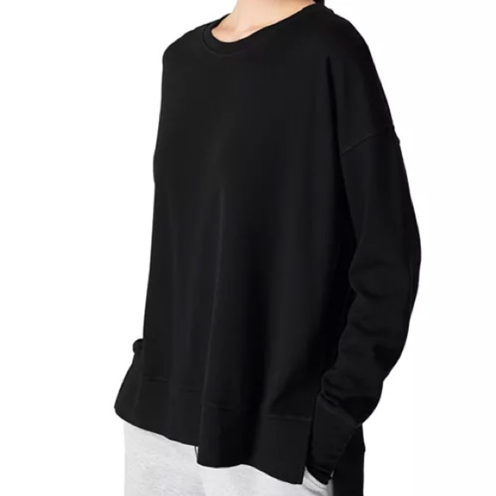 Sweaty Betty After Class‎ Longline Black Athleisure Sweater